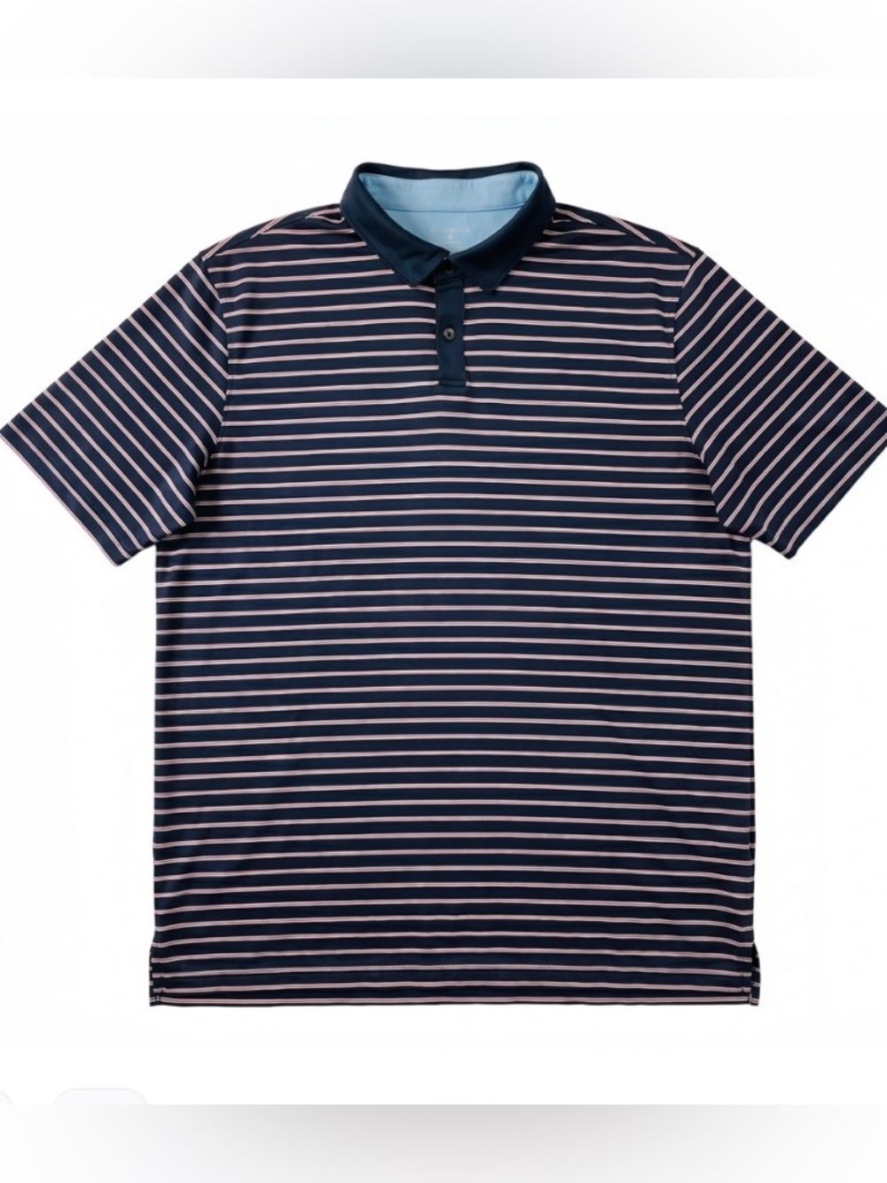 Rhone Golf Sport Polo Navy Micro Stripe XL